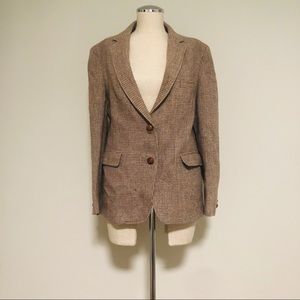 Vintage Lands End Harris Tweed Blazer